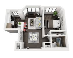 One bedroom floor plans 3d. Floor Plans And Pricing For View 34 Murray Hill
