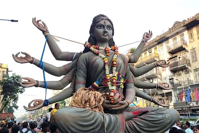 Durga Puja 2026: The Durga idol from Chorbagan sarbojanin on its way to immersion