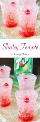 Shirley Temple Recipe Culinary Hill Rezept Weihnachtsgetranke Alkoholfrei Getranke