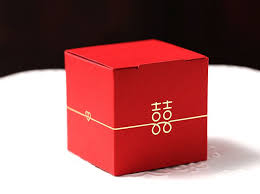 100 X Wedding Favor Box Double Happiness Tie The Knot Chinese Wedding Small Wedding Favor Boxes Double Happiness Wedding Candy Boxes