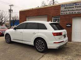 Audi Q7 Www Facebook Com Ericsclearbratint Window Tint Clear Bra Eric Lessard Kansas Tinting Custom Car Sports Car Tinted Windows Clear Bra Custom Cars