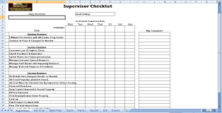 For tips and advice, see our guide on how to write a supervision checklist. Kitchen Station Task List Chefs Resources