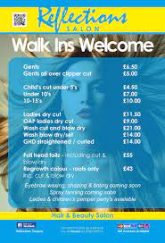 Now paint the base coat over the lower half of one nail. Hair Price List Wash And Blow Dry Haircut Prices Salon Price List