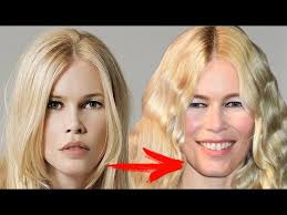 Privat hat claudia schiffer mit ehemann michael ihr glück gefunden. Claudia Schiffer Change From Childhood To 2017 Youtube
