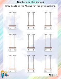 Welcome to our place value ones and tens worksheets with 2 digit numbers. Abacus Grade 1 Math Worksheets