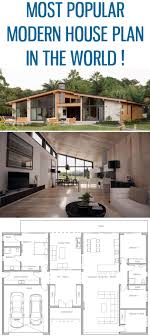 Most Popular Modern House Plan House Plans Modern House Plans Modern House Plan