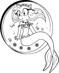 Awesome Amy Rose Sea Girl Coloring Pages Coloring Pages For Girls Coloring Pages Kitty Coloring