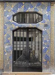 La Maison Bleue Art Deco Angers Art Deco Door Art Deco Architecture Art Deco