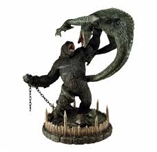 All creatures of skull island explained. Skull Island Kong Vs Skull Crawler Statue Transparent Png Download 2392550 Vippng