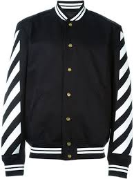 Black And White Striped Jacket Mens Designer Varsity Jackets For Men Mens Outdoor Jackets Varsity Bomber Jacket Black Bomber Jacket