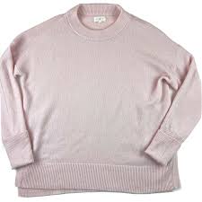 Levaca womens tunic long sleeve cowl neck casual slim tops shirts black s. Lou Grey Pale Pink Cuffed Tunic Sweater Oversized R Gem
