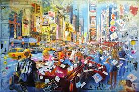 Peintre Daniel Authouart Peintre Toile Abstraite Lithographie