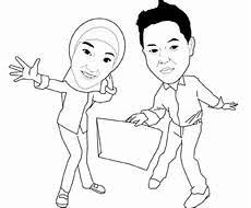 Gambar kartun muslimah with picsart by erl youtube. Gambar Kartun Muslim Hitam Putih Kami