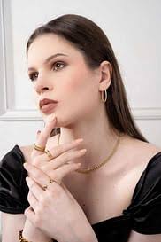 Arrow Ring (Titanium with 18K Gold Plating)