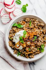 Mujadara Lebanese Lentils And Rice Recipe Feelgoodfoodie Recipe Mujadara Recipe Recipes Healthy Ramadan Recipes