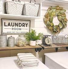 100 Fabulous Laundry Room Decor Ideas You Can Copy Farmhouse Laundry Room Decor Farmhouse Laundry Rustic Laundry Rooms