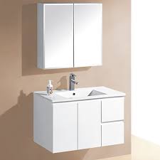 The possible combinations are innumerable, and you can choose materials (wood, lacquer, etc.) and colors of any type. Ivana 900mm Right Drawers Pvc Water Proof Wall Hung Bathroom Vanity Cabinet Renolink