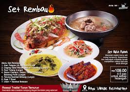 Set Rembau Bayu Village Restaurant Lebensmittel Essen Essen Reise Rembau