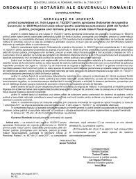 Oug 62 2017 Dedicata Exact NouÄƒ