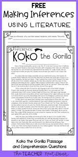 Making Inferences Worksheets 4th Grade Inference Passage Freebie For 4th And 5th Grades Reading Classroom Third Grade Reading 4th Grade Reading
