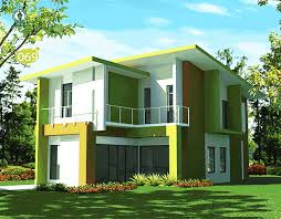Bagaimana cara menentukan warna cat rumah minimalis? Contoh Desain Rumah Warna Hijau Blog Garuda Cyber