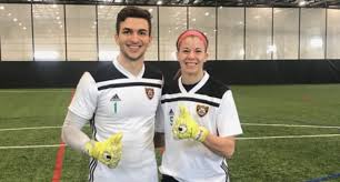 Love for the golden goalkeeper stephanie labbe sent her way by the calgarian; Canadian Goalkeeper Stephanie Labbe Is Trying Out For A Men S Team