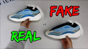 It is the third yeezy 700, and the first model to remove adidas's boost cushioning from its design. Real Vs Fake Adidas Yeezy 700 V3 Arzareth Comparison These Glow Youtube