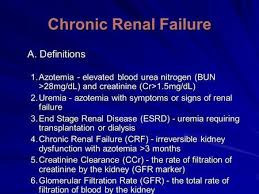 There is no consensus definition of acute renal failure (arf) in critically ill patients. Chronic Renal Failure A Definitions In 2021 Renal Failure Chronic Renal Failure End Stage Renal Disease