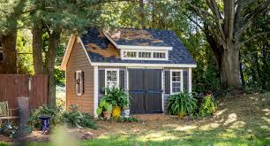 Building a storage shed will prove much cheaper if you construct it on your own rather than pay a premium to a builder to do the work on your behalf. Outdoor Barns And Sheds For The Backyard Amish Built Sheds