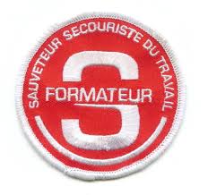 Ecusson Formateur Sauveteur Secouriste Du Travail Sauveteur Secouriste Du Travail Agence De Securite Secourisme