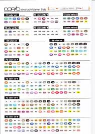 Copic Markers Color Chart Color Chart I 3organizing