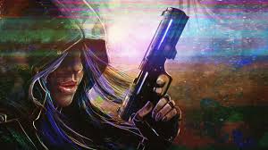 Hood cartoon wallpapers and background images for all your devices. Wallpaper Digital Art Girl Gun Person Hood 2560x1440 Goodfon 1000594 Hd Wallpapers Wallhere