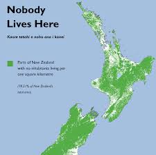 New zealand maps, political and physical maps, showing administrative and geographical features of new zealand. Nobody Lives Here Uninhabited Areas Of New Zealand The Map Kiwi