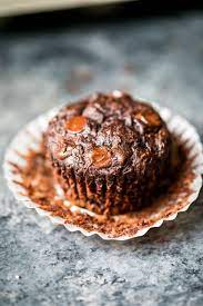 Healthy Double Chocolate Zucchini Muffins Ambitious Kitchen Recipe Chocolate Zucchini Muffins Zucchini Muffins Chocolate Zucchini