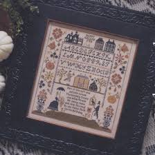 Bees sampler cross stitch chart designed by emma congdon. Jack S Bash Halloween Sampler By Plum Street Samplers Counted Cross Stitch Pattern