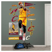 Wall decal sticker cleveland skyline 22 tall 57 wide in white or black. Upc 849469099688 Nba Cleveland Cavaliers Lebron James Up Fathead Wall Decal Set Upcitemdb Com