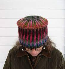 Pattern For Brand New Corrugated Pillbox Hat Knitted Hats Hat Knitting Patterns Knitting