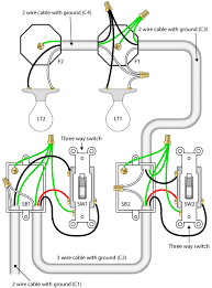 Live feed to one 'com' plus link to t'other 'com'. How To Wire A 3 Way Switch With 2 Lights Quora