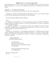 292/2011, cu modificأ¤rile ulterioare, iar finantarea se face din. Http Www Mmuncii Ro J33 Images Documente Legislatie Og31 2015 Pdf