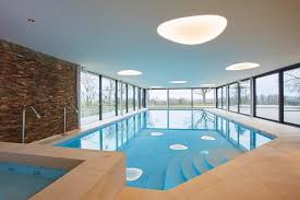 Having a pool inside the home is usually viewed as a symbol of opulence. Beautiful Indoor Pool With Luxury Health Suite Facilities Modern Pools Hampshire Von Guncast
