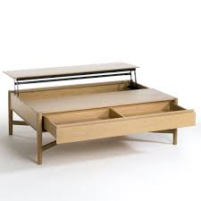 irma oak coffee table with lift up top am pm table basse plateau table basse table basse transformable