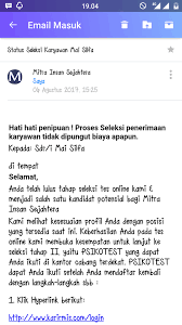 Hasil dari psikotes bukan hanya ditentukan oleh kualitas seseorang dalam ilmu pengetahuan saja, tetapi juga kualitas kepribadian, bakat, sikap, dan kebiasaan yang sesuai dengan kriteria tertentu. A1j8zqycx Dx2m