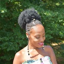 The natural hair movement flourished, afro hair products became more readily available on the high street and masses of youtube content demonstrated how to perfect a twist out or box braid your own hair. Tribal Braid Afro Afro Puff Hair Styles Natural Hair Styles