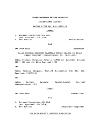 Wu known as liquidation it is collective insolvency process leading to the end of companys existence (proceedings been taken jointly by the creditors to benefit them in return). Court Of Appeal Submission