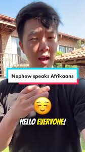 I taught my nephew 🇰🇷 an Afrikaans 🇿🇦 word #nephewanduncle #afrikaans  #lekker