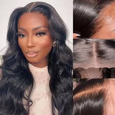 Amazon.com : FACMOOD Wear and Go Glueless Wig Human Hair Upgraded Body  Wave, 6x4 Pre-Plucked Pre-Cut HD Lace Ready to Wear Glueless Wigs, 200%  Density No Glue Lace Front Closure Wigs for