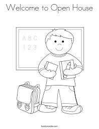 Check spelling or type a new query. Welcome To Open House Coloring Page Twisty Noodle