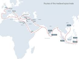 Spice Trade Map Venice Travel