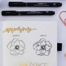 Leaves and flowers drawing easy. Flower Drawing Tutorial How To Draw An Anemone Flower Littlecoffeefox