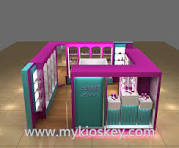 Professional cosmetic shop counter design makeup display ...